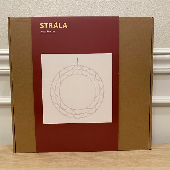 New in box ! IKEA STRÅLA LED Pendant 15 " Christmas Lamp 605.629.74 - Picture 2 of 3
